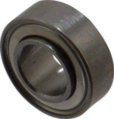 Value Collection - 3/16" Bore Diam, 3/8" OD, Double Shield Miniature Radial Ball Bearing - 1/8" Wide, 1 Row, Round Bore, 56 Lb Static Capacity, 160 Lb Dynamic Capacity - Eagle Tool & Supply