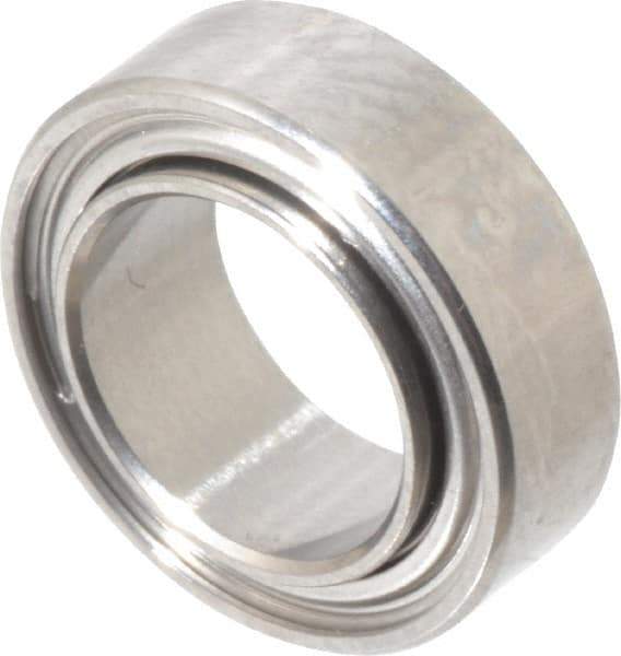Value Collection - 5/16" Bore Diam, 1/2" OD, Double Shield Miniature Radial Ball Bearing - 5/32" Wide, 1 Row, Round Bore, 52 Lb Static Capacity, 122 Lb Dynamic Capacity - Eagle Tool & Supply