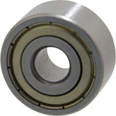 Tritan - 10mm Bore Diam, 30mm OD, Double Shield Angular Contact Radial Ball Bearing - 14.3mm Wide, 2 Rows, Round Bore, 850 Lb Static Capacity, 1,600 Lb Dynamic Capacity - Eagle Tool & Supply