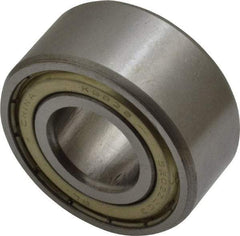 Tritan - 15mm Bore Diam, 35mm OD, Double Shield Angular Contact Radial Ball Bearing - 15.9mm Wide, 2 Rows, Round Bore, 1,500 Lb Static Capacity, 2,600 Lb Dynamic Capacity - Eagle Tool & Supply