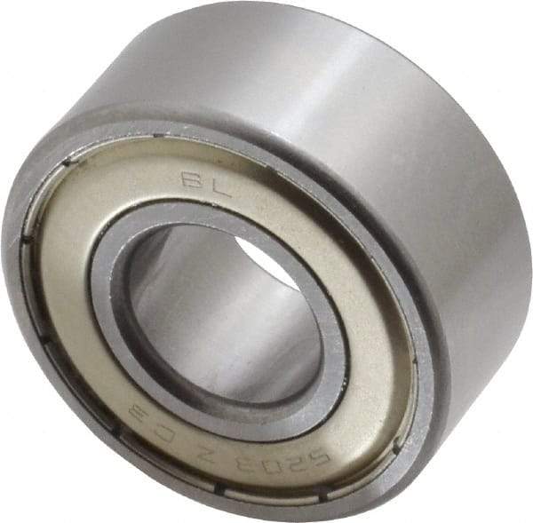 Tritan - 17mm Bore Diam, 40mm OD, Double Shield Angular Contact Radial Ball Bearing - 17.5mm Wide, 2 Rows, Round Bore, 2,000 Lb Static Capacity, 3,300 Lb Dynamic Capacity - Eagle Tool & Supply