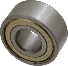 Tritan - 20mm Bore Diam, 47mm OD, Double Shield Angular Contact Radial Ball Bearing - 20.6mm Wide, 2 Rows, Round Bore, 2,700 Lb Static Capacity, 4,400 Lb Dynamic Capacity - Eagle Tool & Supply