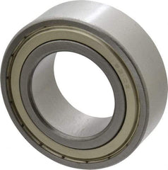 Tritan - 50mm Bore Diam, 90mm OD, Double Shield Angular Contact Radial Ball Bearing - 30.2mm Wide, 2 Rows, Round Bore, 9,400 Lb Static Capacity, 11,500 Lb Dynamic Capacity - Eagle Tool & Supply