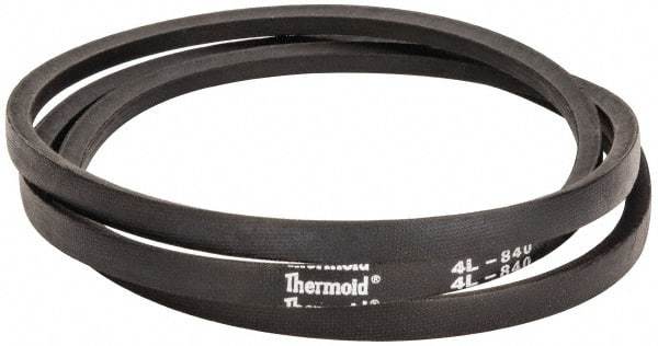 Value Collection - Section 4L, 84" Outside Length, V-Belt - Rubber, Fractional HP, No. 4L840 - Eagle Tool & Supply