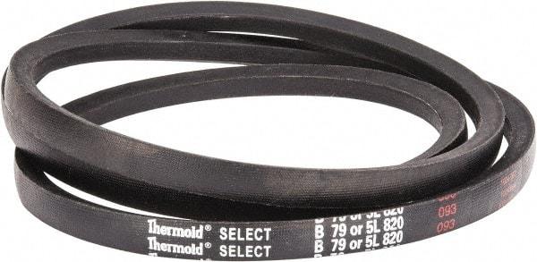 Value Collection - Section 5L, 82" Outside Length, V-Belt - Rubber, Fractional HP, No. 5L820 - Eagle Tool & Supply