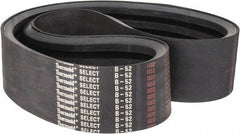 Value Collection - Section B, V-Belt - Neoprene Rubber, Classic Banded, No. B-52 - Eagle Tool & Supply