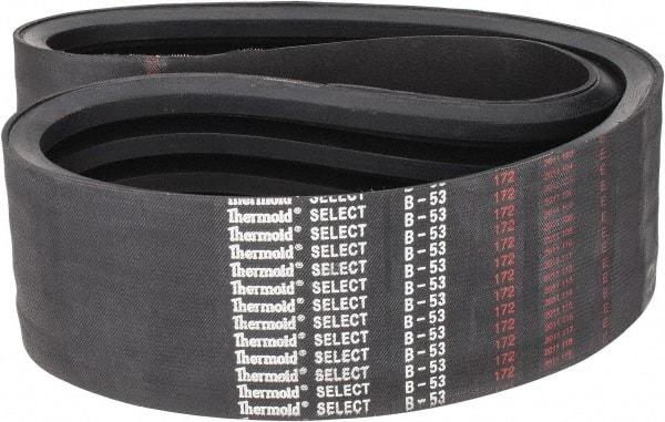 Value Collection - Section B, V-Belt - Neoprene Rubber, Classic Banded, No. B-53 - Eagle Tool & Supply