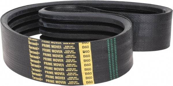 Value Collection - Section B, V-Belt - Neoprene Rubber, Classic Banded, No. B-60 - Eagle Tool & Supply
