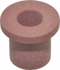 Bunting Bearing - 3/8" Inside x 5/8" Outside Diam, PTFE Sleeve Bearing - 7/8" Flange Outside Diam, 1/8" Flange Thickness, 3/4" OAL - Eagle Tool & Supply