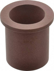 Bunting Bearing - 1" Inside x 1-1/4" Outside Diam, PTFE Sleeve Bearing - 1-1/2" Flange Outside Diam, 1/8" Flange Thickness, 1-1/2" OAL - Eagle Tool & Supply