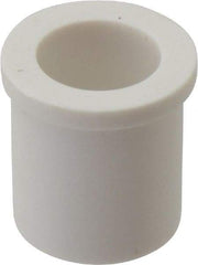 Bunting Bearing - 5/8" Inside x 7/8" Outside Diam, PTFE Sleeve Bearing - 1" Flange Outside Diam, 1/8" Flange Thickness, 1" OAL - Eagle Tool & Supply