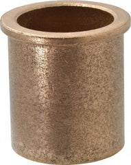 Boston Gear - 1-1/4" Inside x 1-1/2" Outside Diam, Oil Impregnated Bronze SAE-841 Flanged Sleeve Bearing - 1-3/4" Flange Outside Diam, 1/8" Flange Thickness, 1-3/4" OAL - Eagle Tool & Supply