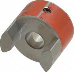 Lovejoy - 1/2" Max Bore Diam, Flexible Coupling Hub - 1.36" OD, 2" OAL, Sintered Iron, Order 2 Hubs & 1 Spider for Complete Coupling - Eagle Tool & Supply