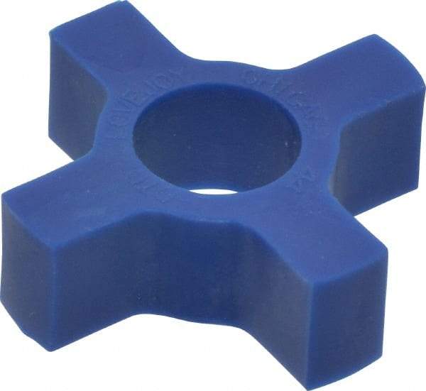 Lovejoy - Flexible Coupling Spider - 1.36" OD, 2" OAL, Urethane, Order 2 Hubs & 1 Spider for Complete Coupling - Eagle Tool & Supply