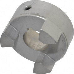 Lovejoy - 7/8" Max Bore Diam, 3/16" x 3/32" Keyway Width x Depth, Flexible Coupling Hub - 2.11" OD, 2.12" OAL, Sintered Iron, Order 2 Hubs & 1 Spider for Complete Coupling - Eagle Tool & Supply