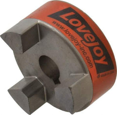 Lovejoy - 14mm Max Bore, Flexible Coupling Hub - 2.11" OD, 2.12" OAL, Sintered Iron, Order 2 Hubs & 1 Spider for Complete Coupling - Eagle Tool & Supply