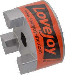 Lovejoy - 1/2" Max Bore Diam, Flexible Coupling Hub - 2.11" OD, 2-1/2" OAL, Sintered Iron, Order 2 Hubs & 1 Spider for Complete Coupling - Eagle Tool & Supply