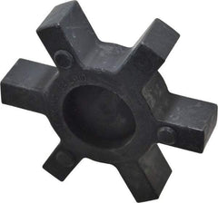 Lovejoy - Flexible Coupling Spider - 3.31" OD, 4-1/4" OAL, Buna-N, Order 2 Hubs & 1 Spider for Complete Coupling - Eagle Tool & Supply