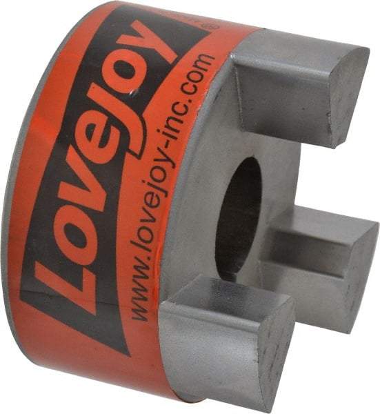 Lovejoy - 1-1/4" Max Bore Diam, Flexible Hub Coupling - 3-3/4" OD, 4-1/2" OAL, Sintered Iron - Eagle Tool & Supply