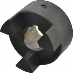 Lovejoy - 1-5/8" Max Bore Diam, Flexible Hub Coupling - 3-3/4" OD, 4-1/2" OAL, Sintered Iron - Eagle Tool & Supply