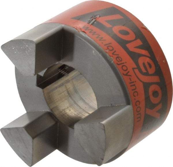 Lovejoy - 1-3/4" Max Bore Diam, Flexible Hub Coupling - 3-3/4" OD, 4-1/2" OAL, Sintered Iron - Eagle Tool & Supply