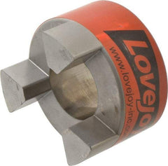 Lovejoy - 1-7/8" Max Bore Diam, Flexible Hub Coupling - 3-3/4" OD, 4-1/2" OAL, Sintered Iron - Eagle Tool & Supply