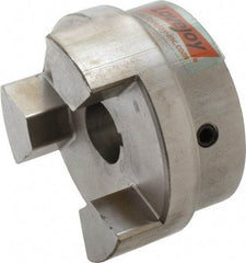 Lovejoy - 1-1/4" Max Bore Diam, Flexible Hub Coupling - 4-1/2" OD, 4.88" OAL, Sintered Iron - Eagle Tool & Supply