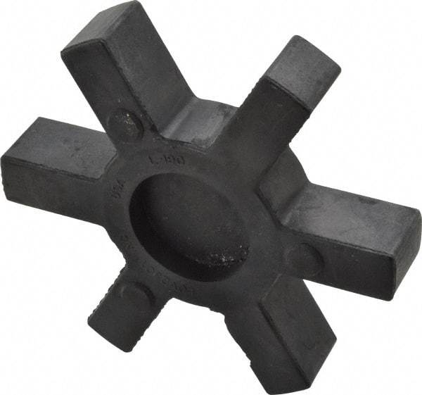 Lovejoy - Flexible Coupling Spider - 4-1/2" OD, 4.88" OAL, Buna-N, Order 2 Hubs & 1 Spider for Complete Coupling - Eagle Tool & Supply