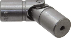 Lovejoy - 7/8" Bore Depth, 768 In/Lbs. Torque, D-Type Single Universal Joint - 3/4" Outside Diam, 2-11/16" OAL - Eagle Tool & Supply