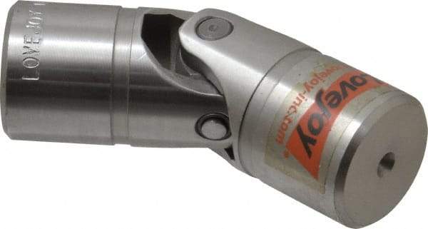 Lovejoy - 1-1/16" Bore Depth, 5,220 In/Lbs. Torque, D-Type Single Universal Joint - 5/8" Inside x 1-1/4" Outside Diam, 3-3/4" OAL - Eagle Tool & Supply