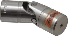 Lovejoy - 1-1/16" Bore Depth, 5,220 In/Lbs. Torque, D-Type Single Universal Joint - 5/8" Inside x 1-1/4" Outside Diam, 3-3/4" OAL - Eagle Tool & Supply