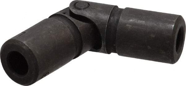 Lovejoy - 5/8" Bore Depth, 378 In/Lbs. Torque, D-Type Single Universal Joint - 1/4" Inside x 1/2" Outside Diam, 2" OAL - Eagle Tool & Supply
