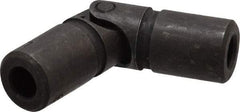 Lovejoy - 5/8" Bore Depth, 378 In/Lbs. Torque, D-Type Single Universal Joint - 1/4" Inside x 1/2" Outside Diam, 2" OAL - Eagle Tool & Supply