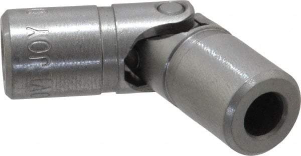 Lovejoy - 11/16" Bore Depth, 540 In/Lbs. Torque, D-Type Single Universal Joint - 5/16" Inside x 5/8" Outside Diam, 2-1/4" OAL - Eagle Tool & Supply