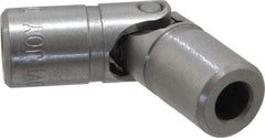 Lovejoy - 11/16" Bore Depth, 540 In/Lbs. Torque, D-Type Single Universal Joint - 5/16" Inside x 5/8" Outside Diam, 2-1/4" OAL - Eagle Tool & Supply