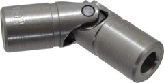 Lovejoy - 7/8" Bore Depth, 768 In/Lbs. Torque, D-Type Single Universal Joint - 3/8" Inside x 3/4" Outside Diam, 2-11/16" OAL - Eagle Tool & Supply