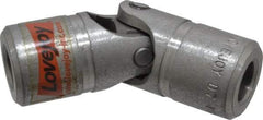 Lovejoy - 1" Bore Depth, 2,880 In/Lbs. Torque, D-Type Single Universal Joint - 9/16" Inside x 1-1/8" Outside Diam, 3-1/2" OAL - Eagle Tool & Supply