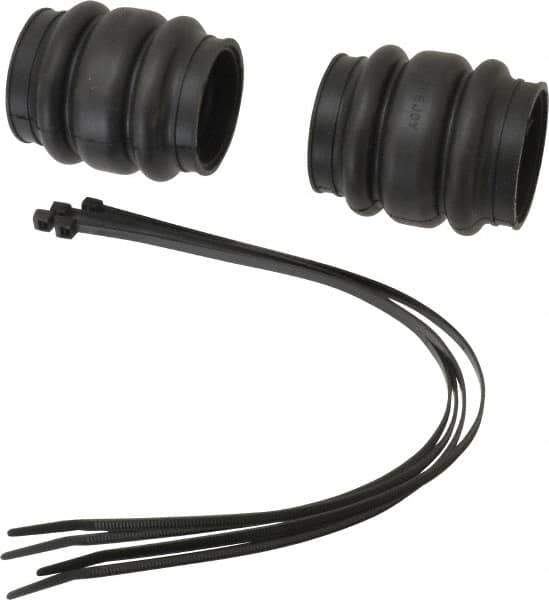 Lovejoy - 1-1/2" Bore Depth, 10,400 In/Lbs. Torque, Universal Joint Boot - 1" Inside x 2.59" Outside Diam, 3.08" OAL - Eagle Tool & Supply