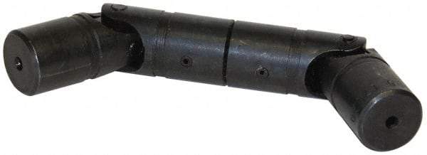 Lovejoy - 1" Bore Depth, 2,880 In/Lbs. Torque, DD-Type Double Universal Joint - 9/16" Inside x 1-1/8" Outside Diam, 7" OAL - Eagle Tool & Supply