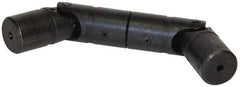 Lovejoy - 11/16" Bore Depth, 540 In/Lbs. Torque, DD-Type Double Universal Joint - 5/16" Inside x 5/8" Outside Diam, 4-1/2" OAL - Eagle Tool & Supply