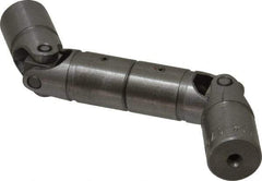 Lovejoy - 7/8" Bore Depth, 768 In/Lbs. Torque, DD-Type Double Universal Joint - 3/8" Inside x 3/4" Outside Diam, 5-3/8" OAL - Eagle Tool & Supply