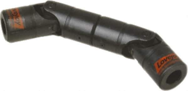 Lovejoy - 2" Bore Depth, 33,120 In/Lbs. Torque, DD-Type Double Universal Joint - 1-1/4" Inside x 2-1/2" Outside Diam, 14" OAL - Eagle Tool & Supply