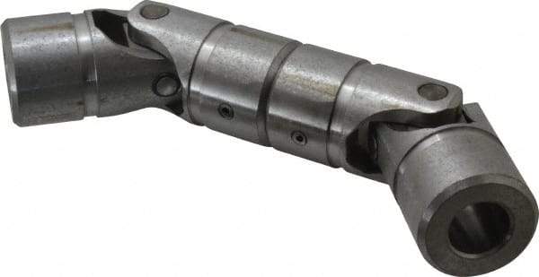 Lovejoy - 1-1/2" Bore Depth, 15,600 In/Lbs. Torque, DD-Type Double Universal Joint - 1" Inside x 2" Outside Diam, 10-7/8" OAL - Eagle Tool & Supply