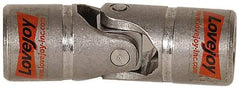Lovejoy - 1-1/16" Bore Depth, 3,480 In/Lbs. Torque, D-Type Single Universal Joint - 5/8" Inside x 1-1/4" Outside Diam, 3-3/4" OAL - Eagle Tool & Supply