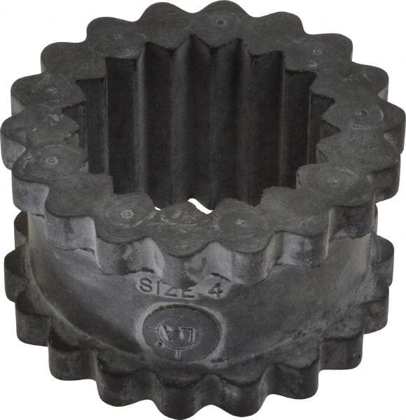 Lovejoy - 4 One Piece Solid Flexible Coupling Sleeve Insert - 2.31" OD, 1-1/4" OAL, EPDM - Eagle Tool & Supply
