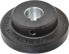 Lovejoy - 5/8" Max Bore Diam, 3/16" x 3/32" Keyway Width x Depth, Flexible Coupling Hub - 2.046" OD, 2.38" OAL, Cast Iron - Eagle Tool & Supply