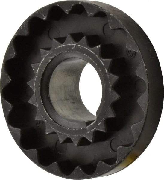 Lovejoy - 7/8" Max Bore Diam, 3/16" x 3/32" Keyway Width x Depth, Flexible Coupling Hub - 2.046" OD, 2.38" OAL, Cast Iron - Eagle Tool & Supply