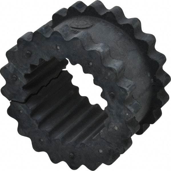 Lovejoy - 5 One Piece Split Flexible Coupling Sleeve Insert - 2.94" OD, 1.56" OAL, EPDM - Eagle Tool & Supply