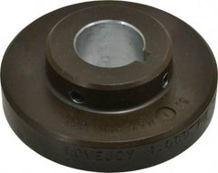 Lovejoy - 1" Max Bore Diam, 1/4" x 1/8" Keyway Width x Depth, Flexible Coupling Hub - 3-1/4" OD, 2.88" OAL, Cast Iron - Eagle Tool & Supply