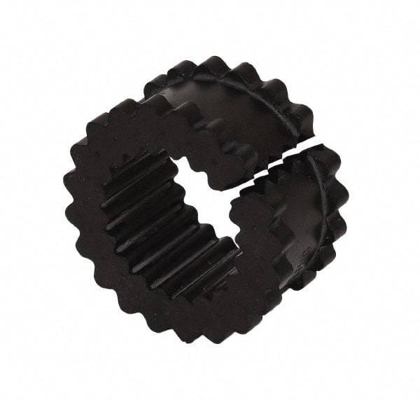 Lovejoy - 10 One Piece Split Flexible Coupling Sleeve Insert - 7.06" OD, 3.44" OAL, EPDM - Eagle Tool & Supply